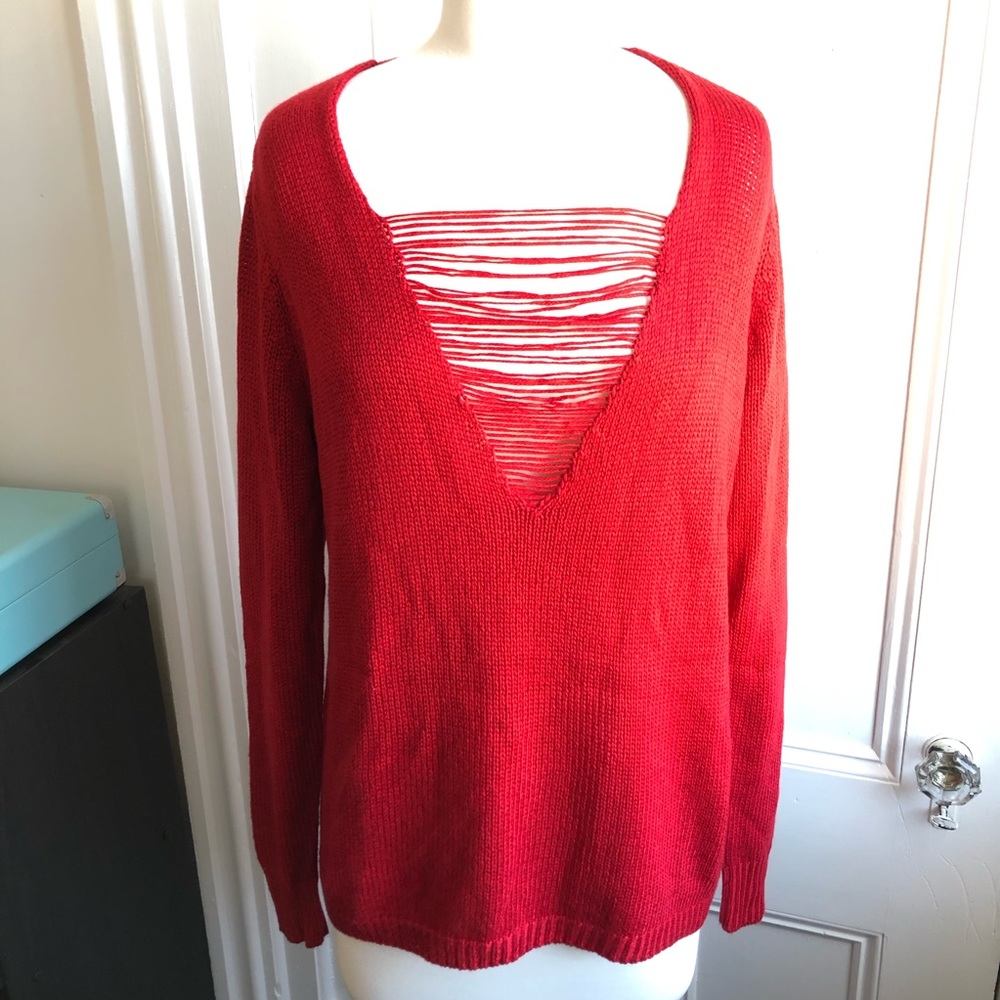 JustFab red sweater